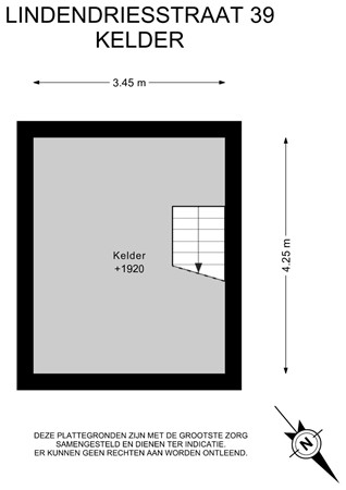 Floorplan - Lindendriesstraat 39, 6181 NB Elsloo